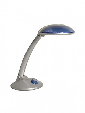 Lampa biurkowa MT3127, niebieska z mocną świetlówką
