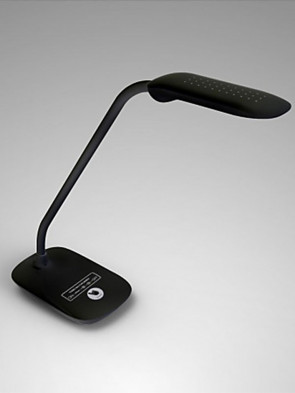 Ledowa lampa biurkowa, czarna D908 z regulacją natężenia światła