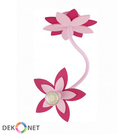 Kinkiet/Lampa sufitowa FLOWERS PINK I