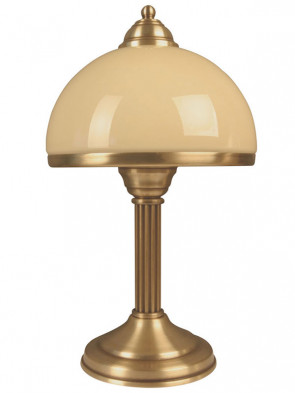 Lampa  stołowa Kier. Klasyczna mosiężna 1 płomienna lampa stołowa.