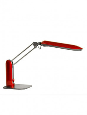 Lampa biurkowa MT3612, czerwona z mocną świetlówką