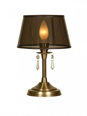 Lampa stołowa Luiza -  1 płomienna lampa stołowa z abażurem.
